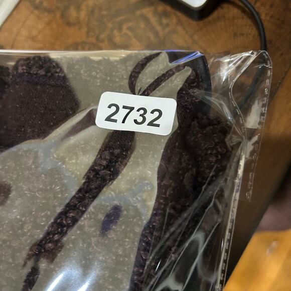 LOFT Sweater Womens‎ XS Maroon Crew Neck Long Sleeve Fuzzy Sweater - Picture 8 of 8